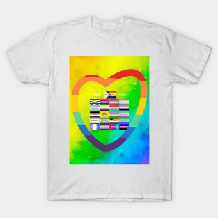 Inclusive Pride Flags T-Shirt